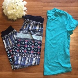 BUNDLE 10-12 Girls Kohl’s brand Joggers & Tee